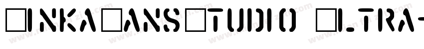 YinkaSansStudio Ultra字体转换